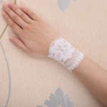 厂家直销夏季薄款短款弹力蕾丝护腕女遮疤纹身透气手腕套防晒手套