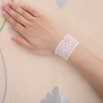厂家直销夏季薄款短款弹力蕾丝护腕女遮疤纹身透气手腕套防晒手套