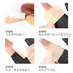美甲一次性手套防黑防紫外线阻隔光疗烤灯露手指头半指便携工具