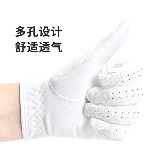 跨境高尔夫手套运动防滑耐磨Golf男女户外吸汗透气护手训练手套