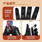 跨境供应户外防水USB发热手套钓鱼保温秋冬发热三挡控温电热手套