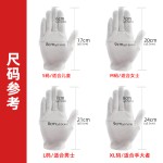 批发纯棉作业白手套吸汗透气文玩礼仪手套加厚耐磨劳保棉布手套