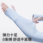 冰袖防晒袖套冰丝女夏2025新款手臂防紫外线薄款肤色隐形冰丝袖套