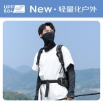 夏季冰丝防晒袖套男款冰爽套袖手套宽松男士长款遮阳胳膊护臂套男
