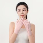 冰丝防晒手套女骑行开车采茶漏露加长美甲防晒黑夏季薄款半指骑车