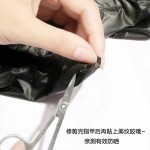 厂家直销一次性美甲防晒手套胶布黑手指套美甲店专用不黑手10只装