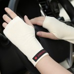 厂家直销夏季半指手套女冰丝薄款遮疤纹身男短款开车露指防晒批发