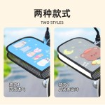夏季防晒手把套电动车反光卡通车把套透气遮阳防水摩托车骑行手套