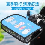 夏季防晒手把套电动车反光卡通车把套透气遮阳防水摩托车骑行手套