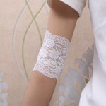 遮阳蕾丝防晒护肘手套女夏季护手臂套护腕胳膊遮挡纹身疤痕练瑜伽
