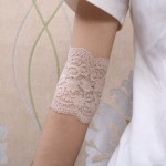 遮阳蕾丝防晒护肘手套女夏季护手臂套护腕胳膊遮挡纹身疤痕练瑜伽