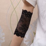 遮阳蕾丝防晒护肘手套女夏季护手臂套护腕胳膊遮挡纹身疤痕练瑜伽