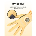 正品高尔夫球手套女款防滑透气荷边防晒弹力莱卡手套耐磨左右双手