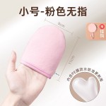 妮丽雅超短植绒身体乳手套不吃乳涂抹神器身体乳防晒霜美黑油手套