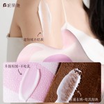妮丽雅超短植绒身体乳手套不吃乳涂抹神器身体乳防晒霜美黑油手套
