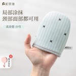 妮丽雅超短植绒身体乳手套不吃乳涂抹神器身体乳防晒霜美黑油手套