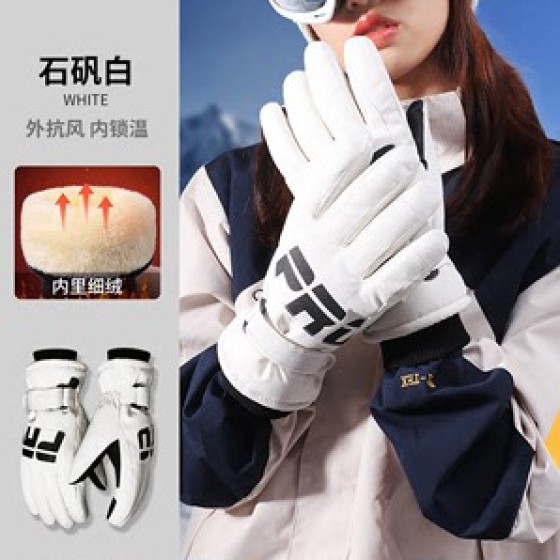 东北滑雪手套男士冬季防寒防冻加绒加厚玩雪骑行手套女滑雪可触屏
