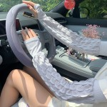 冰袖女款夏季手套新款夏天罗口宽松加大骑行防紫外线冰丝防晒袖套