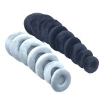 圆形50-110mm 55 65 70 75 80 90 100 105绒布耳机套 海绵套 耳罩