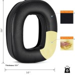 1适用于 罗技astro A40TR 耳套 带卡扣磁铁一体耳机套 耳罩 耳棉
