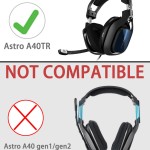 1适用于 罗技astro A40TR 耳套 带卡扣磁铁一体耳机套 耳罩 耳棉