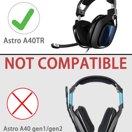 1适用于 罗技astro A40TR 耳套 带卡扣磁铁一体耳机套 耳罩 耳棉