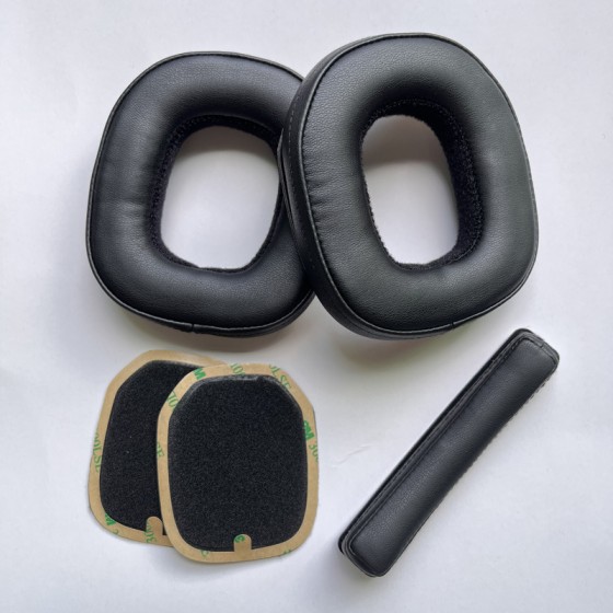 适用罗技Astro A40 A50 gen3 gen4耳机套 蛋白皮耳套 耳罩 头梁垫