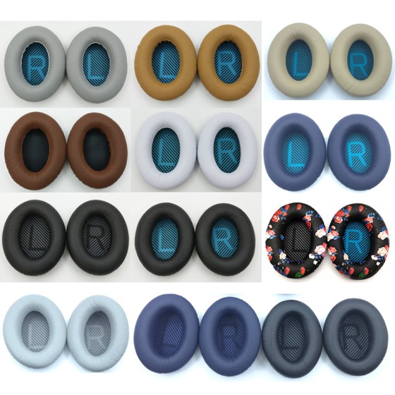 适用博士BOSE Soundtrue AE2 IW QC15 QC25 QC35耳机套海绵套耳罩