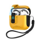 适用airpodspro3保护套airpods4耳机套苹果pro二代弹盖支架耳机壳