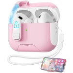 适用airpodspro3保护套airpods4耳机套苹果pro二代弹盖支架耳机壳