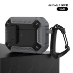 新款适用airpodspro3保护套苹果4代耳机保护壳airpods4开关耳机套