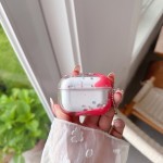 潮酷双星果冻流沙壳适用苹果airpods3代蓝牙耳机壳Airpods4耳机套