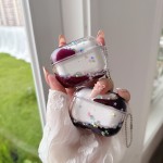 潮酷双星果冻流沙壳适用苹果airpods3代蓝牙耳机壳Airpods4耳机套
