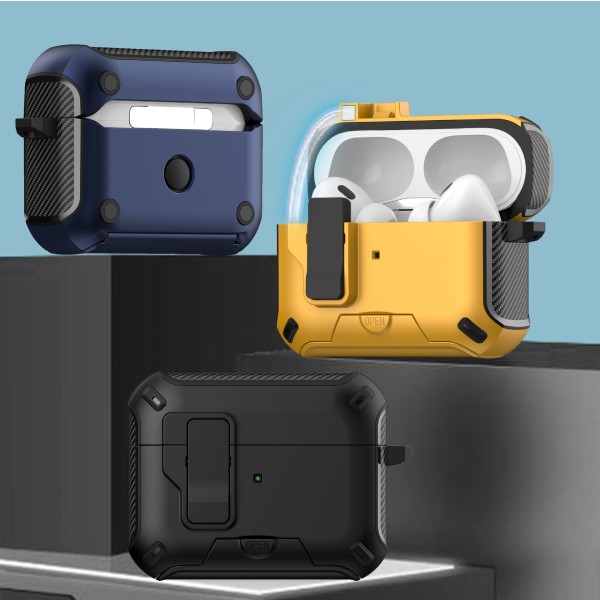 适用开拓者airpods4保护套pro2耳机壳保护壳苹果无线蓝牙4代耳机