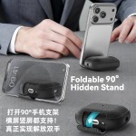 荔枝纹Airpods pro3上下盖磁吸保护套4代pro苹果支架蓝牙耳机壳