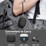 荔枝纹Airpods pro3上下盖磁吸保护套4代pro苹果支架蓝牙耳机壳
