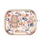 猫咪花朵适用airpods pro3代保护套锁扣带支架4代苹果蓝牙耳机壳