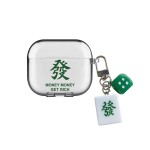 中国风红中發适用airpods pro3代保护套4代pro2代苹果蓝牙耳机壳