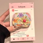 夏日花朵苹果耳机保护套适用airpodspro2壳蓝牙新款airpods4三代
