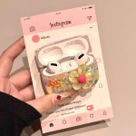 夏日花朵苹果耳机保护套适用airpodspro2壳蓝牙新款airpods4三代
