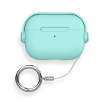 适用airpods pro3保护套锁扣支架二代4代pro2苹果蓝牙耳机壳简约