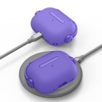 适用airpods pro3保护套锁扣支架二代4代pro2苹果蓝牙耳机壳简约