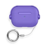 适用airpods pro3保护套锁扣支架二代4代pro2苹果蓝牙耳机壳简约