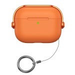 适用airpods pro3保护套锁扣支架二代4代pro2苹果蓝牙耳机壳简约