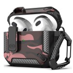 适用airpodspro3保护套新款苹果4代耳机壳airpods4迷彩耳机保护套