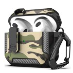 适用airpodspro3保护套新款苹果4代耳机壳airpods4迷彩耳机保护套