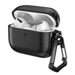 新款简约皮纹适用airpods pro3代保护套4代pro2代苹果蓝牙耳机壳