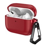 新款简约皮纹适用airpods pro3代保护套4代pro2代苹果蓝牙耳机壳