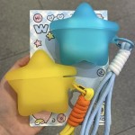 五角星AirPods pro3苹果蓝牙耳机壳1/2/3/4代硅胶保护套适用