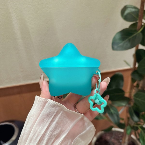 五角星AirPods pro3苹果蓝牙耳机壳1/2/3/4代硅胶保护套适用
